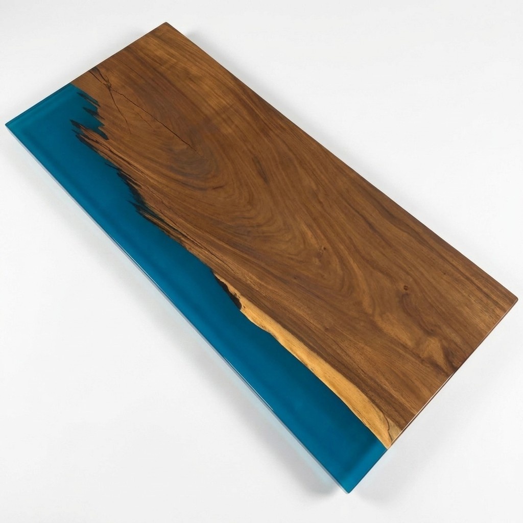 Epoxy resin dining table River Table 200x90 tables solid river table