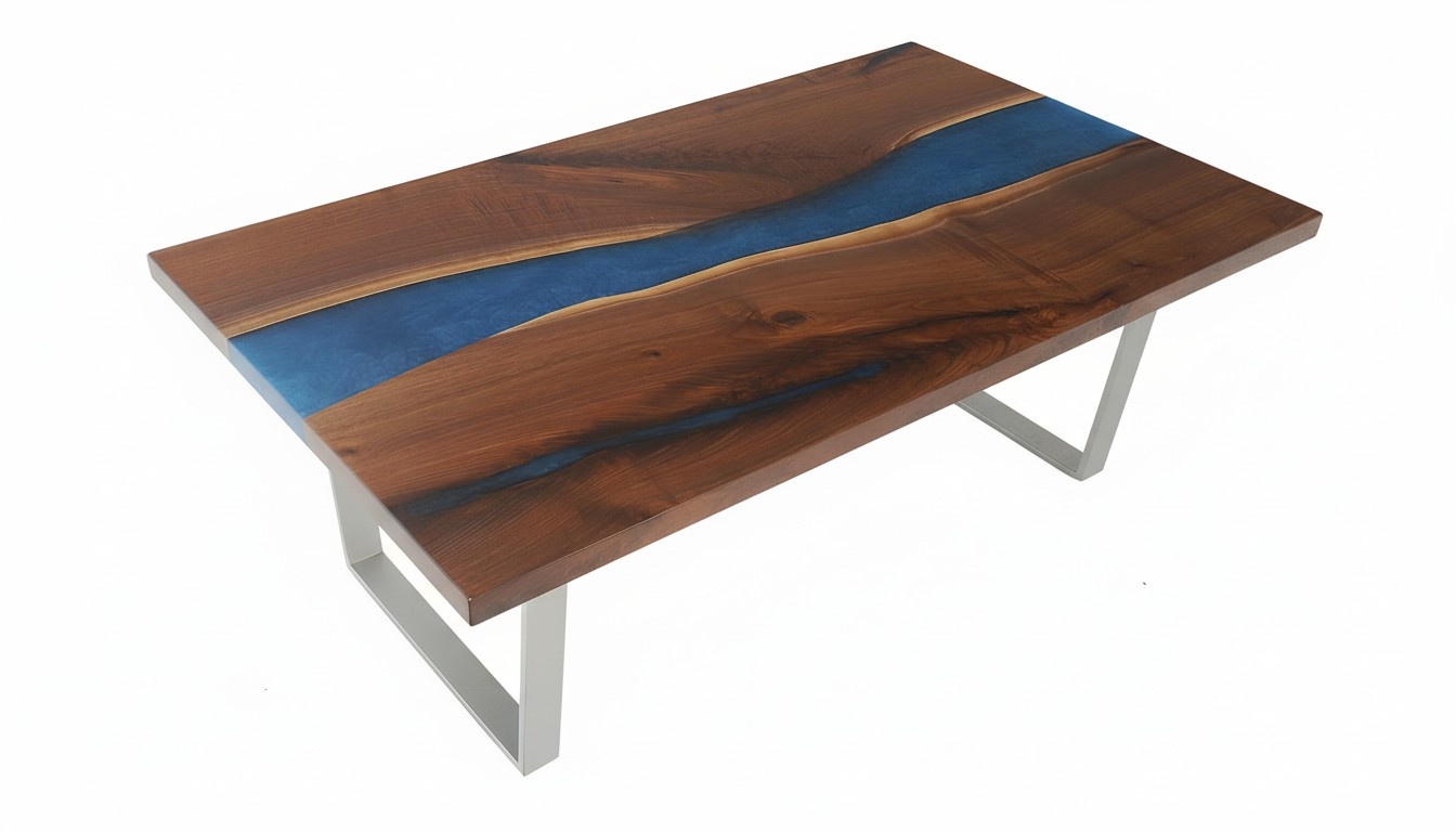 Epoxy Custom Made Table Epoxy Resin River Real Wood Price 1sqm Tables Resin