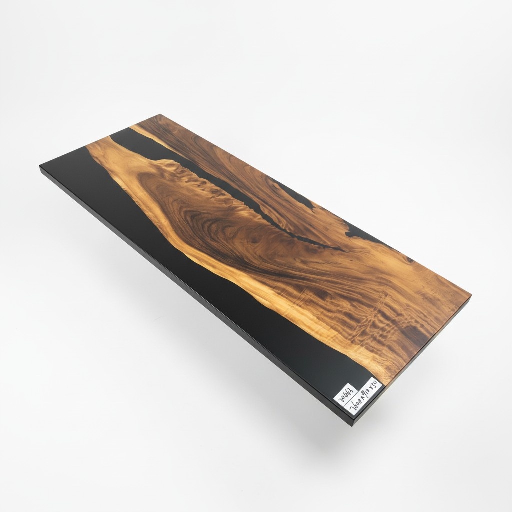 Epoxy Resin Dining Table Conference Table Real Wood Solid Furniture Casting Resin Epoxy