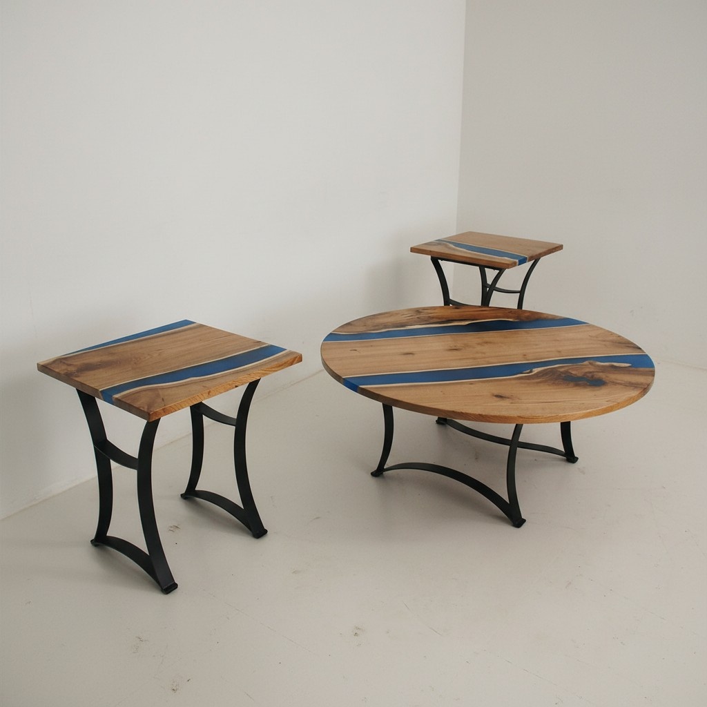 Epoxy Flow Custom Made Table Epoxy Real Wood Price 1sqm Tables Resin