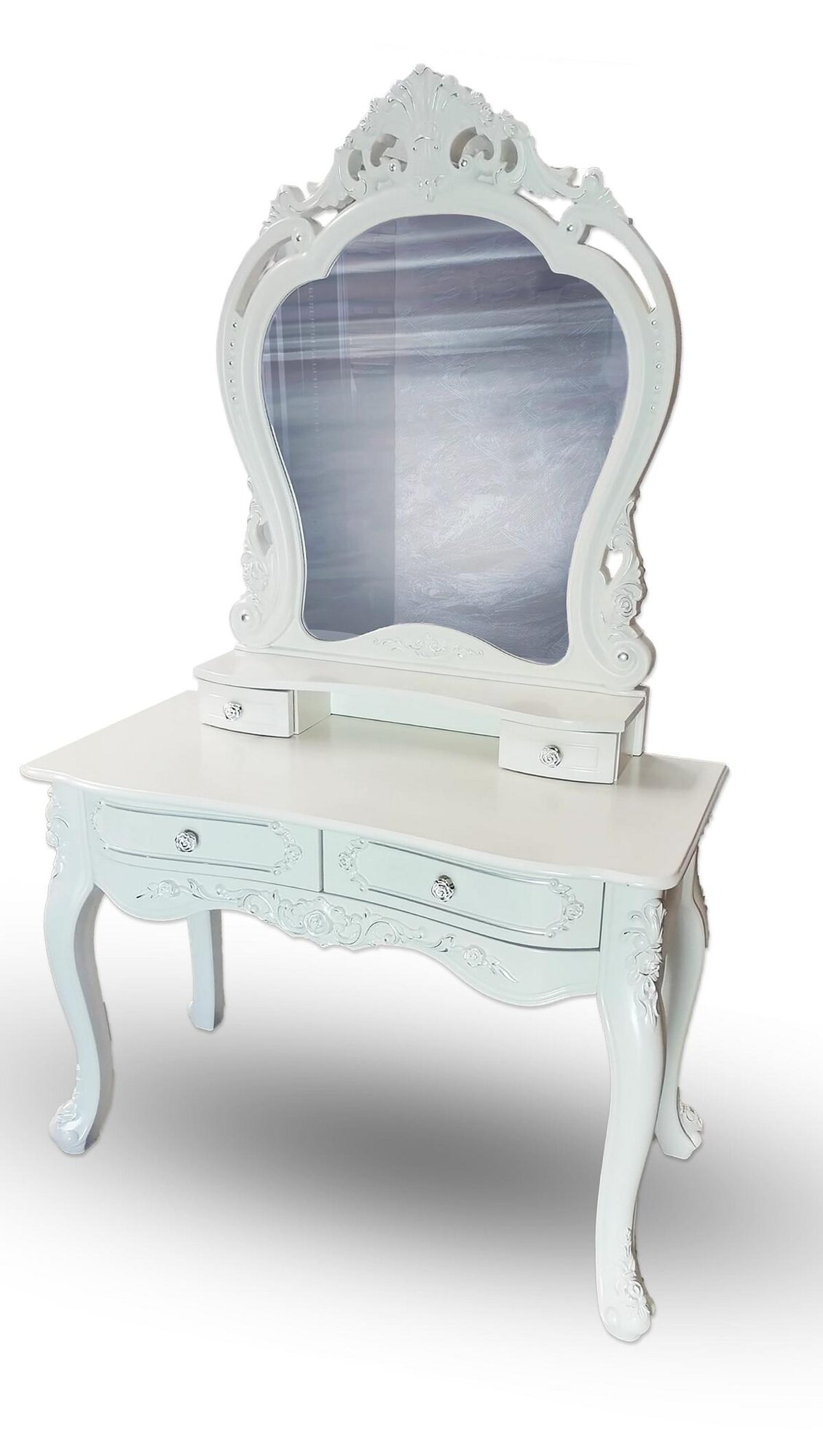 Dressing table with mirror luxury chest of drawers bedroom console baroque On Stock
