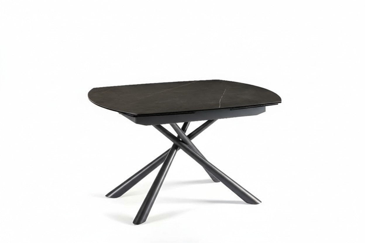 Dining table extendable table wood modern dining room luxury design