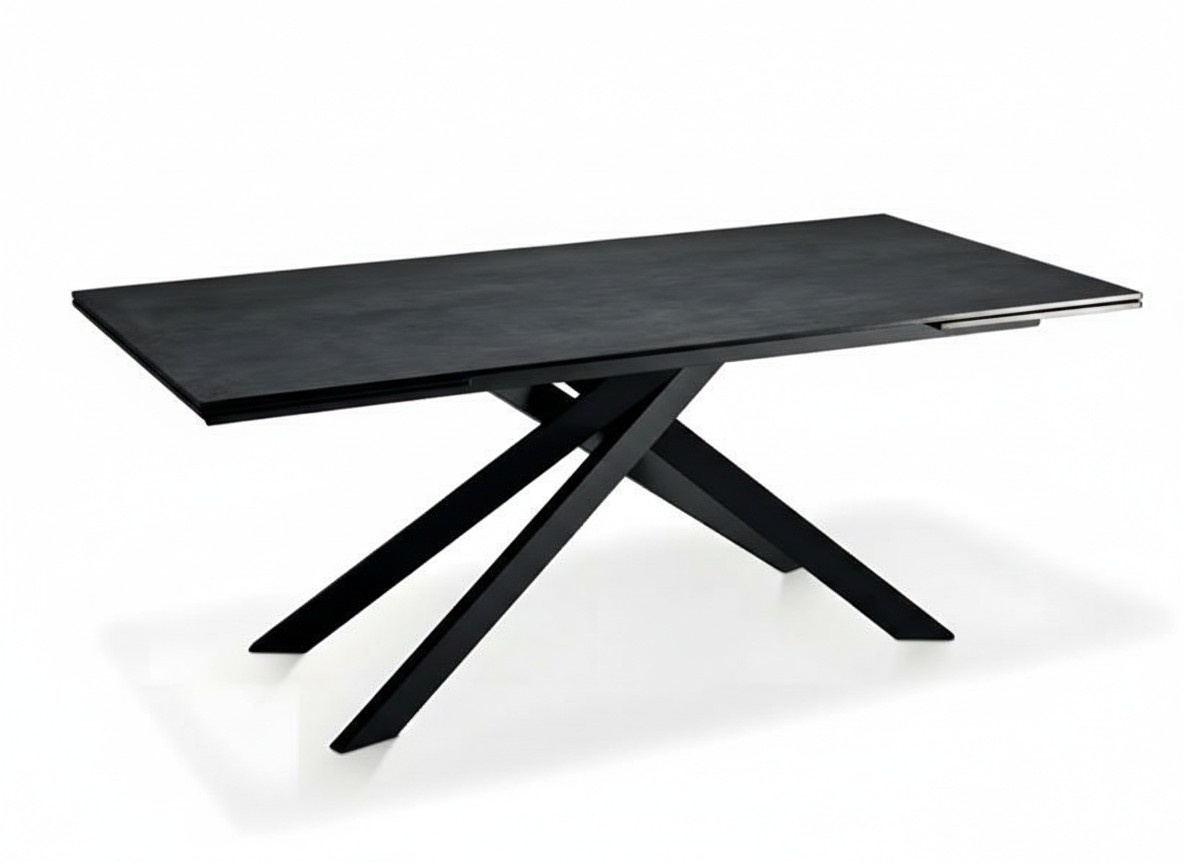 Dining table modern stainless steel living room table design metal