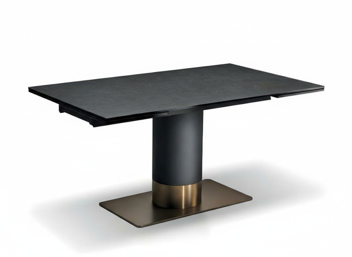 Dining table dining room modern living room design wood with metal luxury