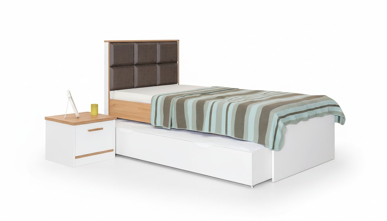Exclusive children\'s room wooden bed Designer single bed Noble children\'s beds