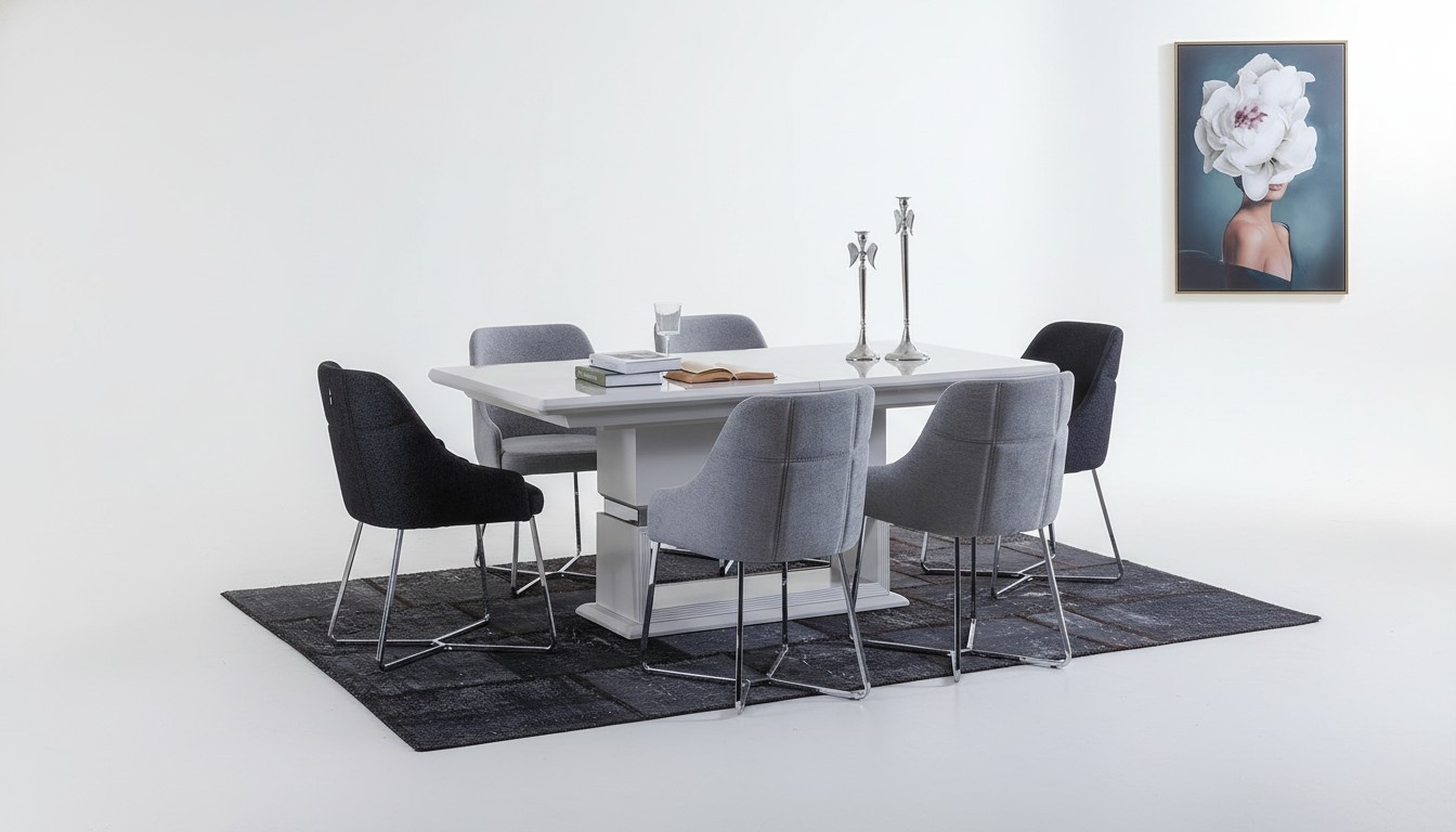 Exclusive Dining Room Set Consists of 7 pcs. Dining Table and 6x Chairs new