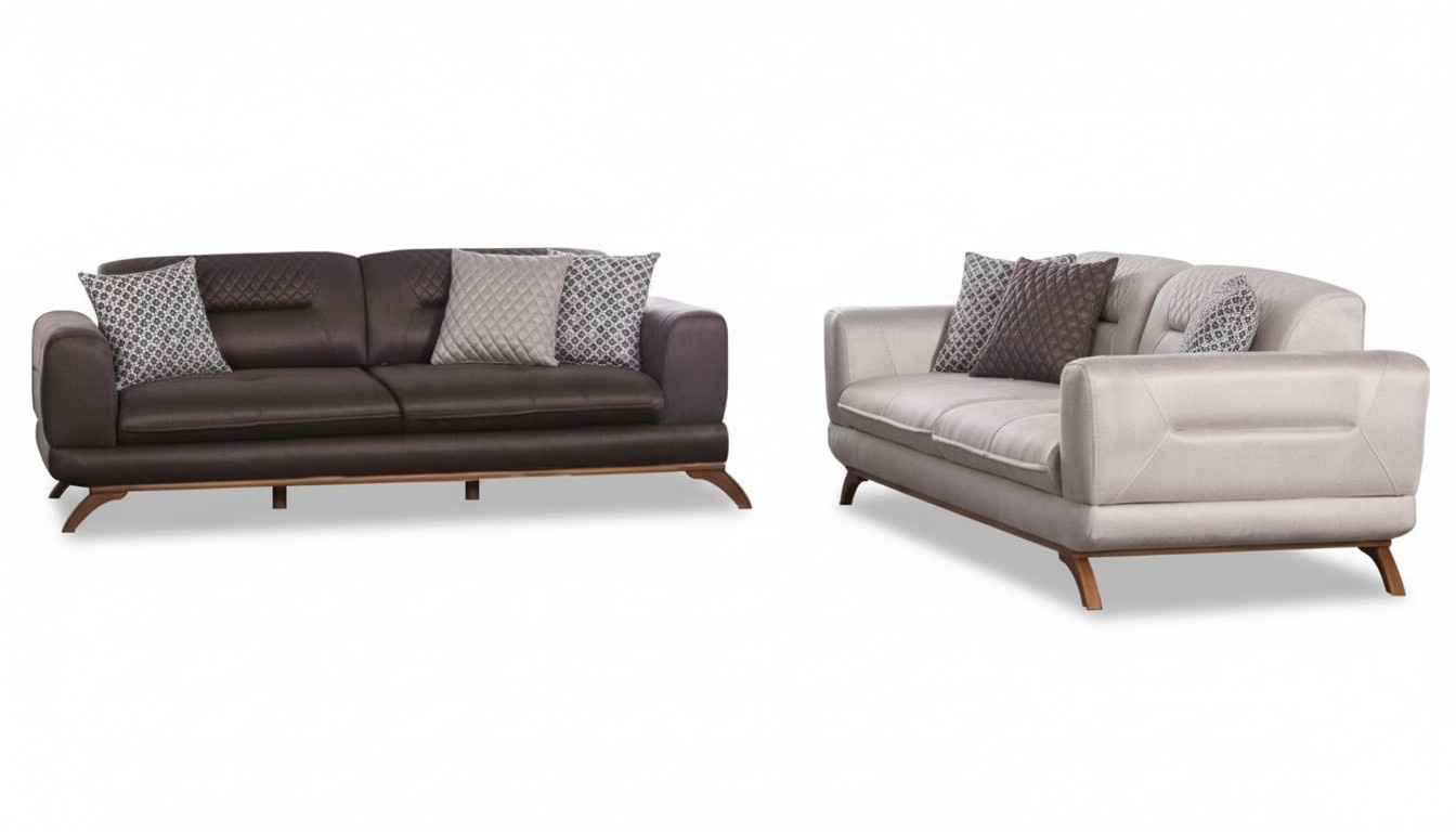 Exclusive sofa set 3+3 seater luxury three-seater living room couch