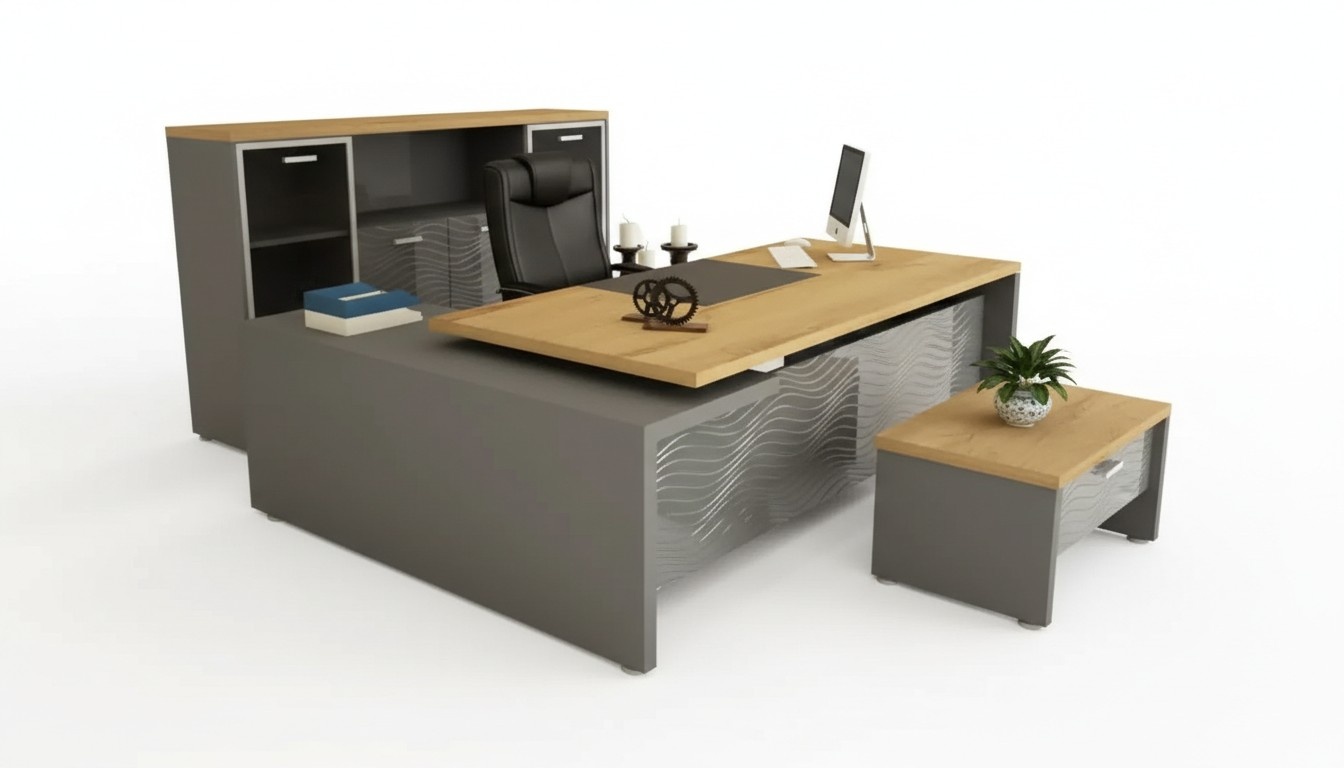 Executive desk table desks office furniture establishment wood tables