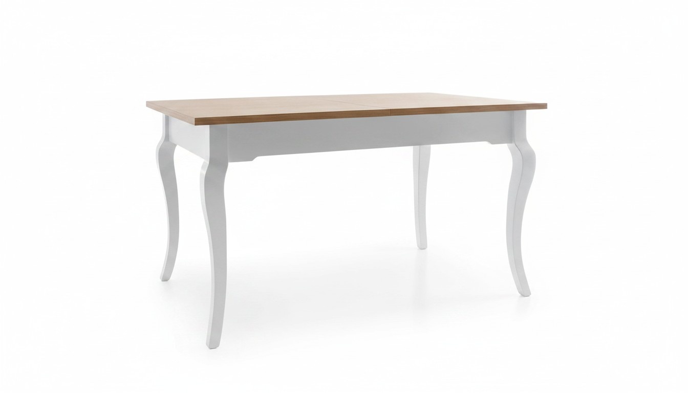 Extendable table kitchen table dining table dining room table wooden table 140x90