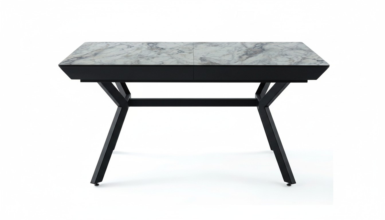 Pull-out table wooden table dining table designer table dining table family table table