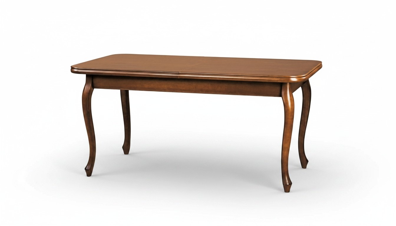 Extendable table wooden table dining table kitchen table dining table family table