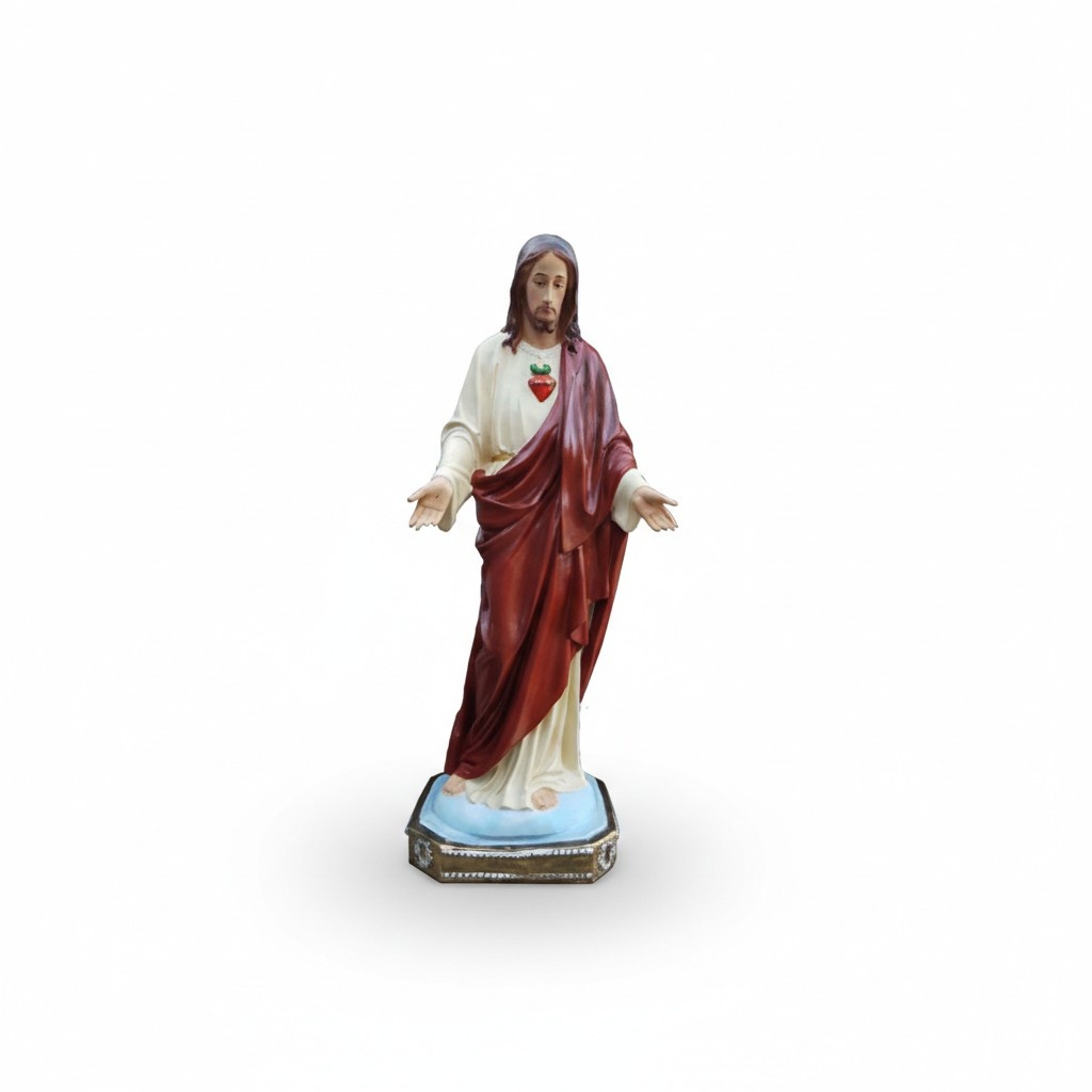Holy figure designed as Jesus statue decorative catholic sculpture 162cm height
