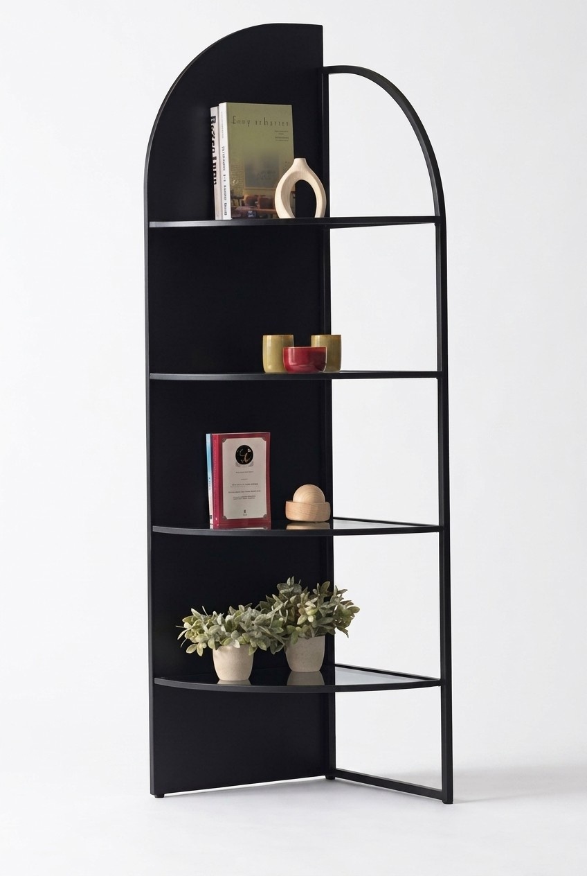 Flexible room divider shelf – freestanding shelf as a room separator