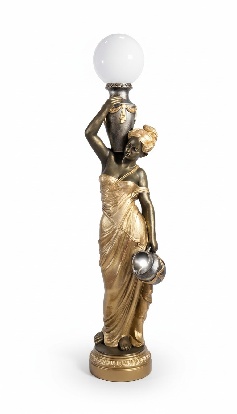 Floor Lamp Lamp Statue Figure Sculptures Statues Floor Lamp