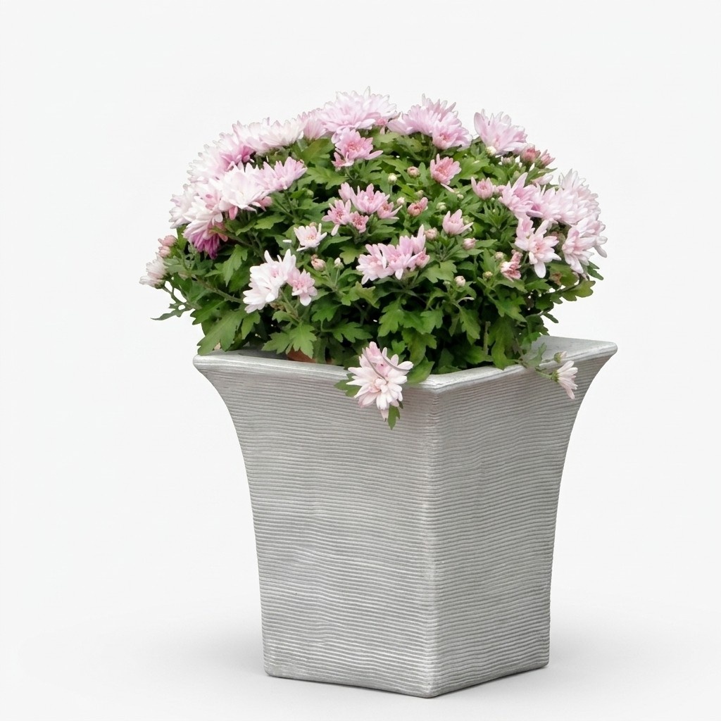 Flower Basket Flowers Vase Vessel Garden Terrace Decoration Statue Figures S204053