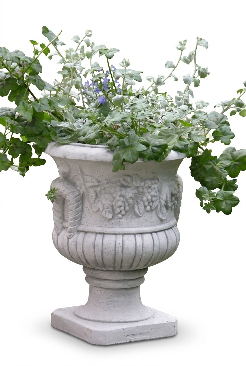 Flower Pots Box Pot Flowers Pots XXL Concrete Garden Terrace Sculpture S104017