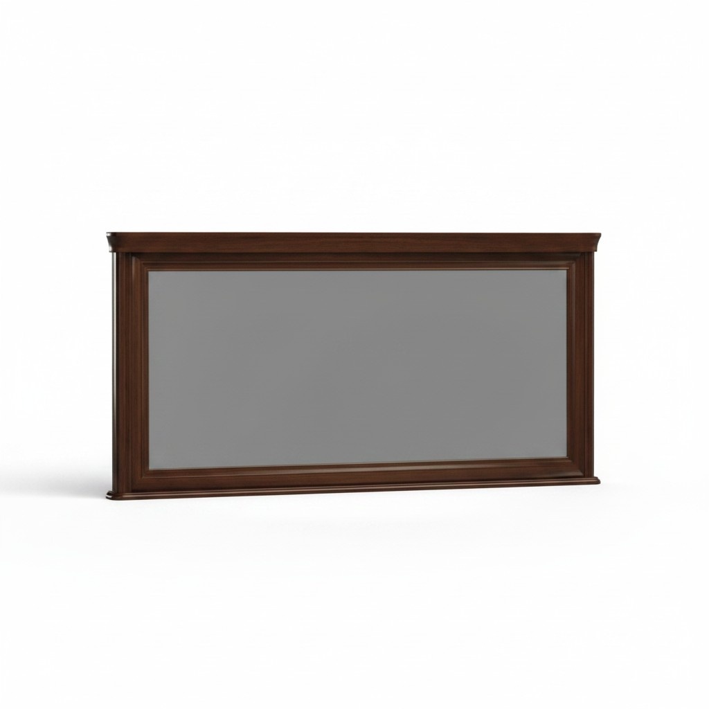 Framed mirror wall mirror makeup mirror cosmetic mirror wooden frame