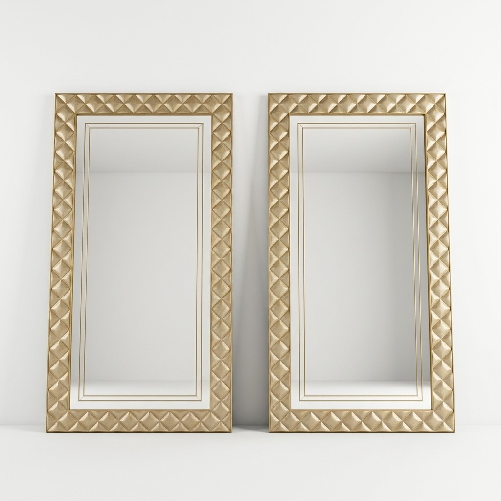 Standing large XXL mirror in art nouveau italian furniture arredoclassic™