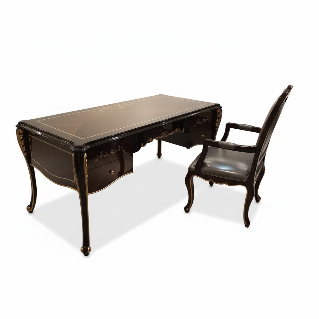 Furnishings study office furniture table armchair 2-piece set desk set