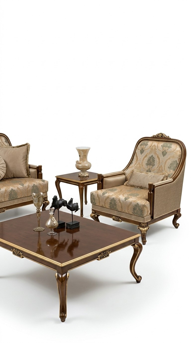 Furniture Chairs Design Armchairs Textile Living Room Luxury Baroque Rococo
