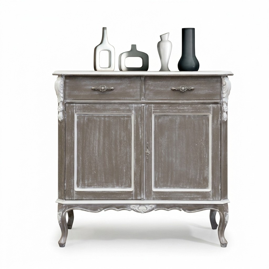 Furniture Luxury Classic Baroque Chest of Drawers Sideboard Dresser Cupboard Shelf Italy Furniture