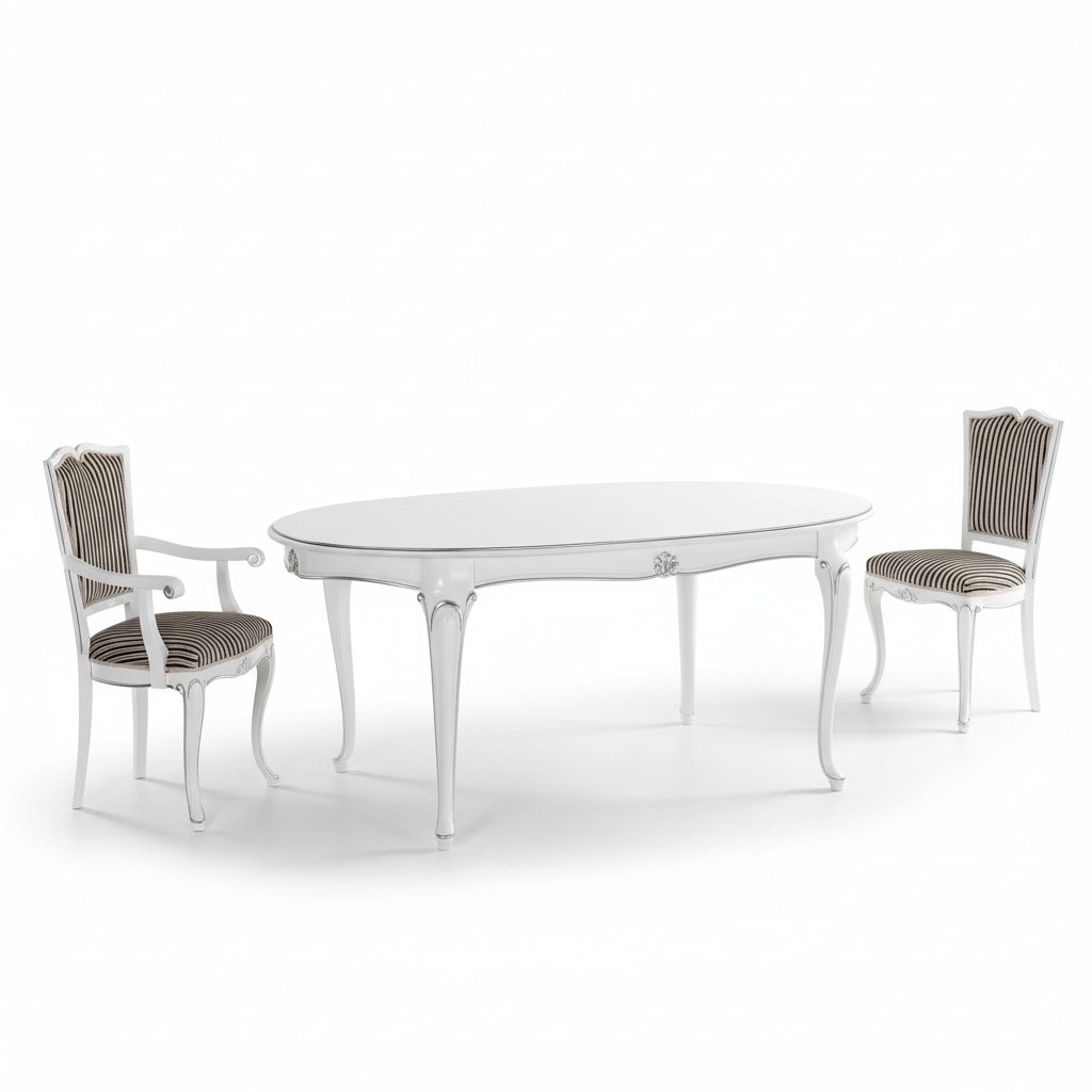 Furniture Furnishing Group Table + 4 Chair Set 5pcs. Dining Table Set Dining Room