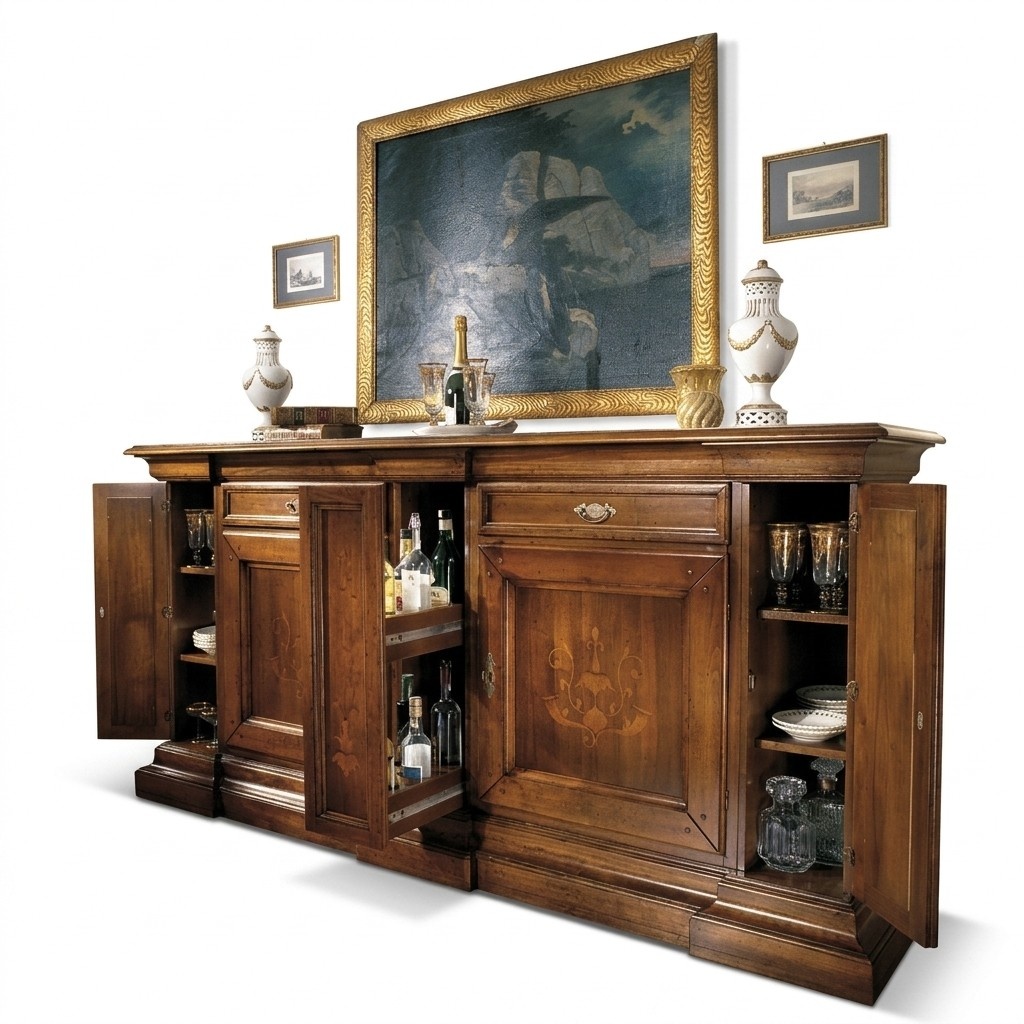 Furniture Italian furniture sideboard chest of drawers classic closet solid wood