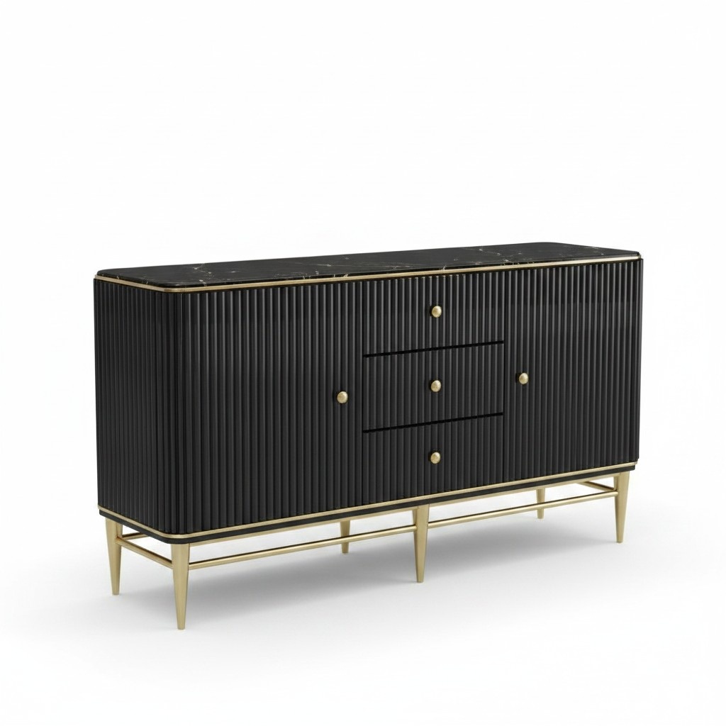 Furniture living room chests of drawers sideboard luxury wood cabinet designer new