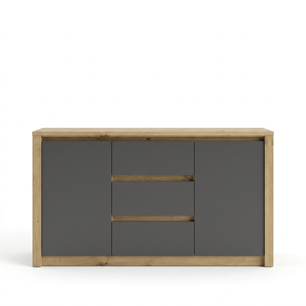 Furniture Wooden Cabinets Sideboard Chests of Drawers Solid Dresser Sideboard Cabinet New