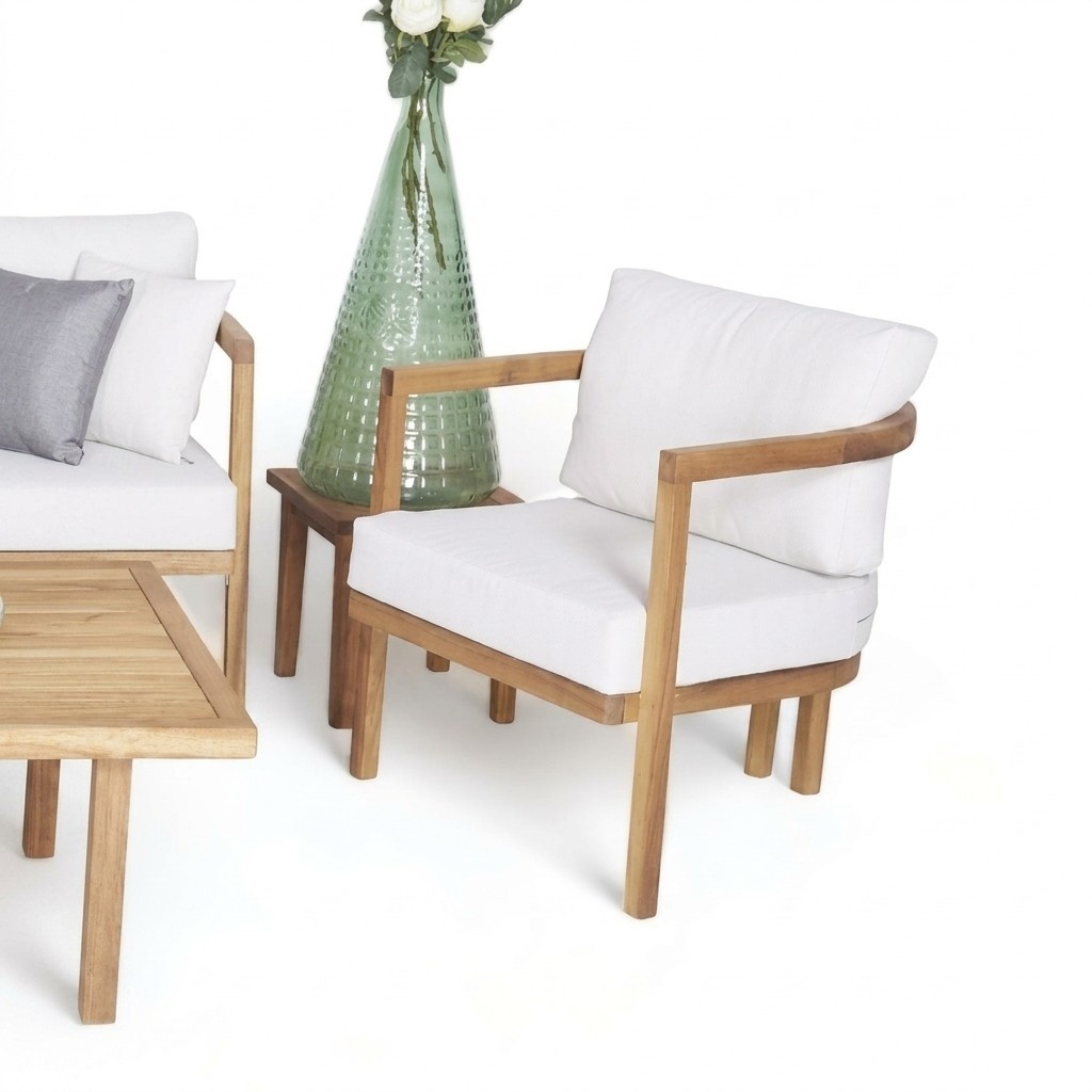 Garden chair cushion recliner balcony terrace outdoor lounge chair armchair