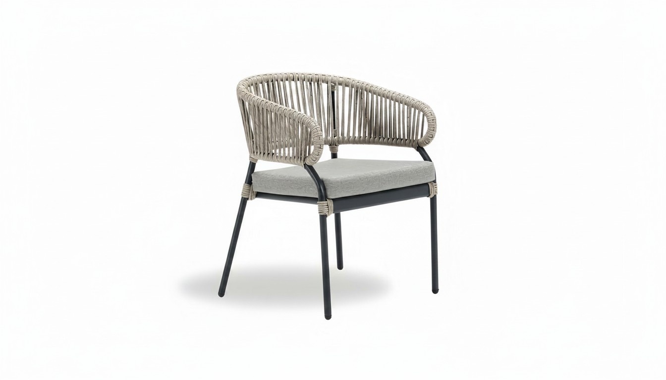 Garden chair rattan chair high quality rattan chair gray modern luxury style