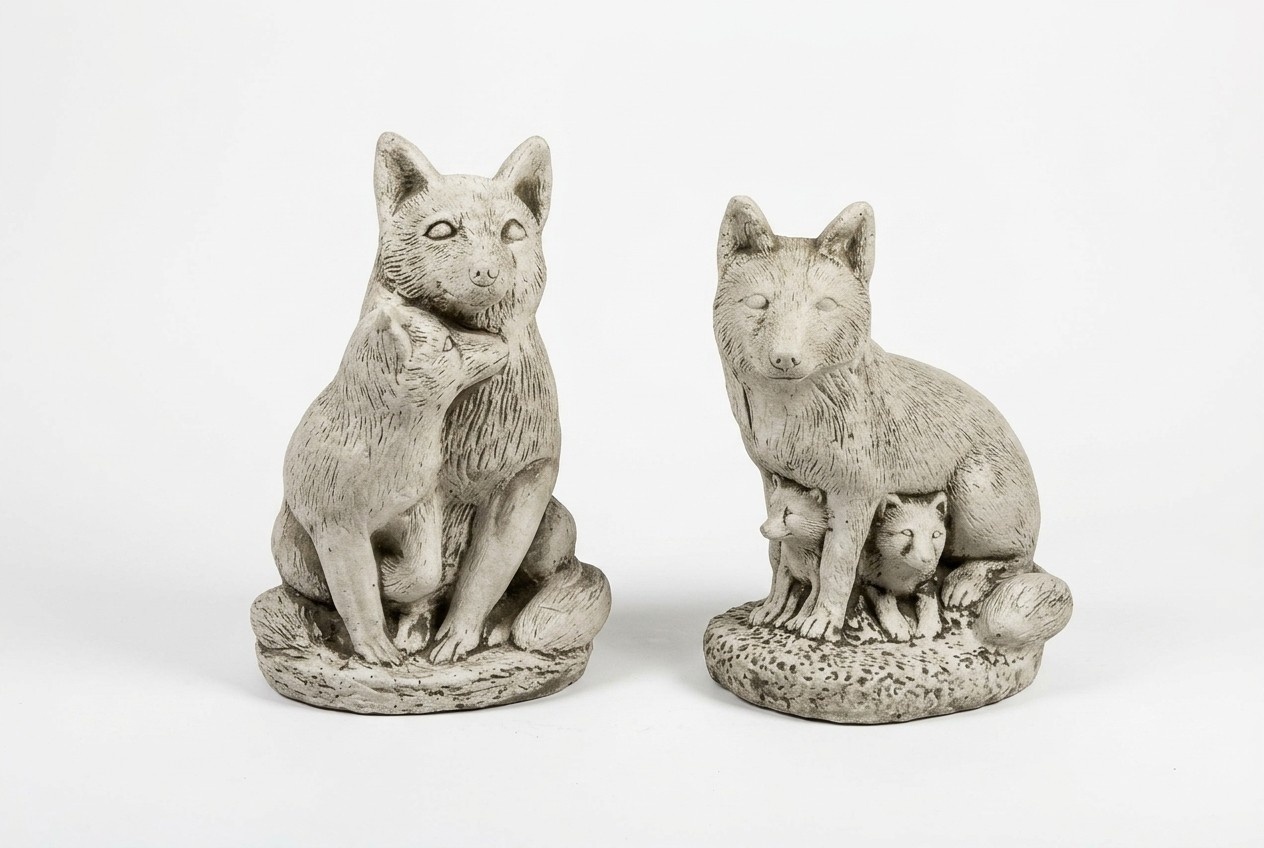 Garden decoration fox statue sculpture figures sculptures designer figure statues 501