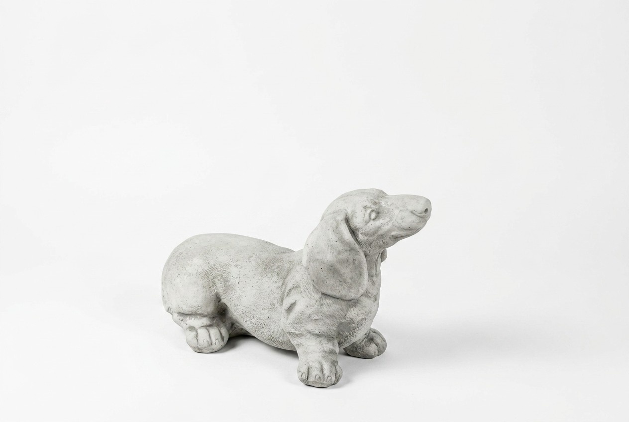 Garden decoration dachshund patio figures figure decoration statue sculpture S103082