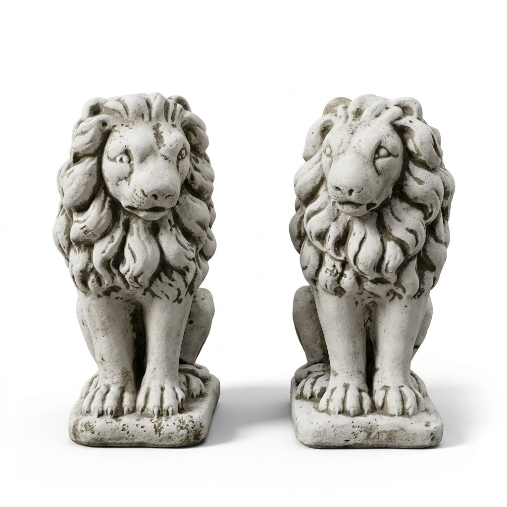 Garden Decoration Lion Statue Sculpture Figures Sculptures Designer Figure 251 New