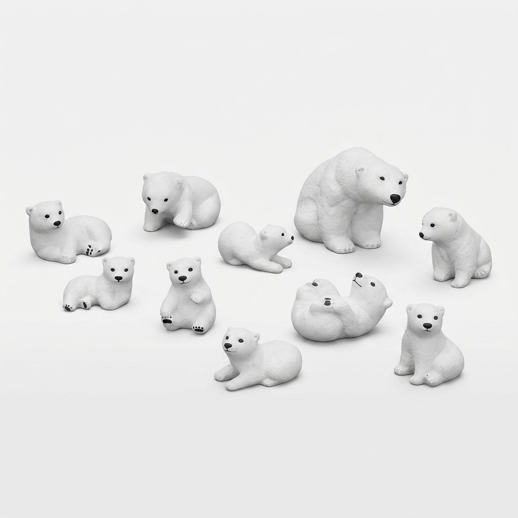 Garden Decoration Polar Bear Statue Sculpture Figures Sculptures Designer Figure 201