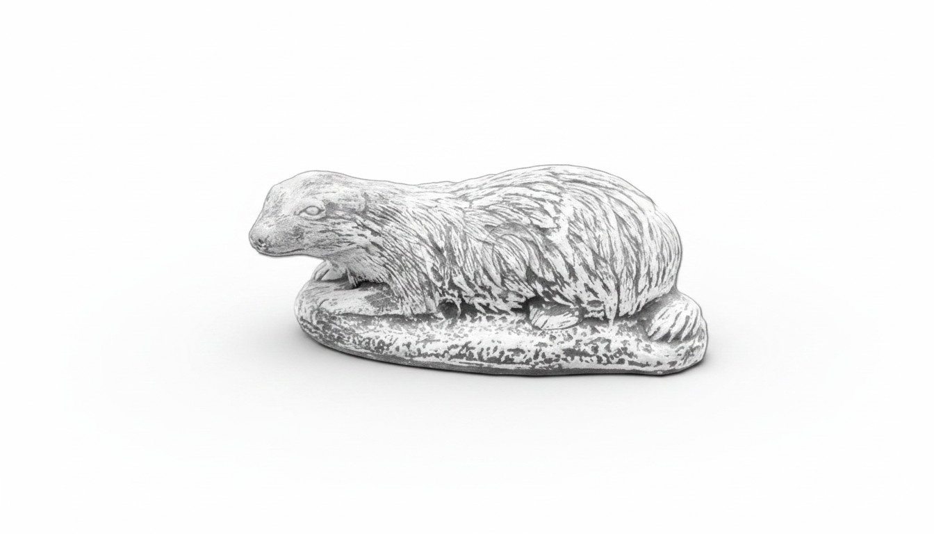 Garden decoration terrace stone figures figure decorative statue sculpture ferret