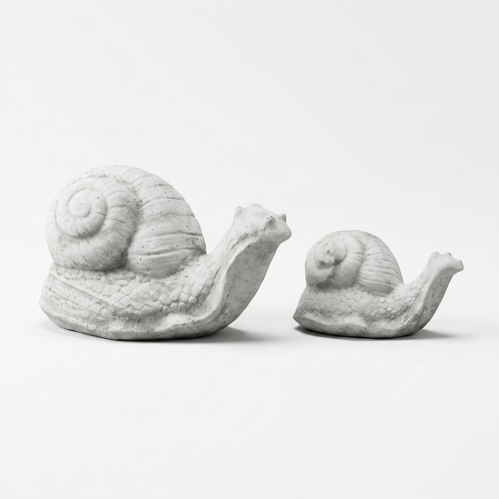 Garden decoration terrace stone figures figure decorative statue sculpture snail