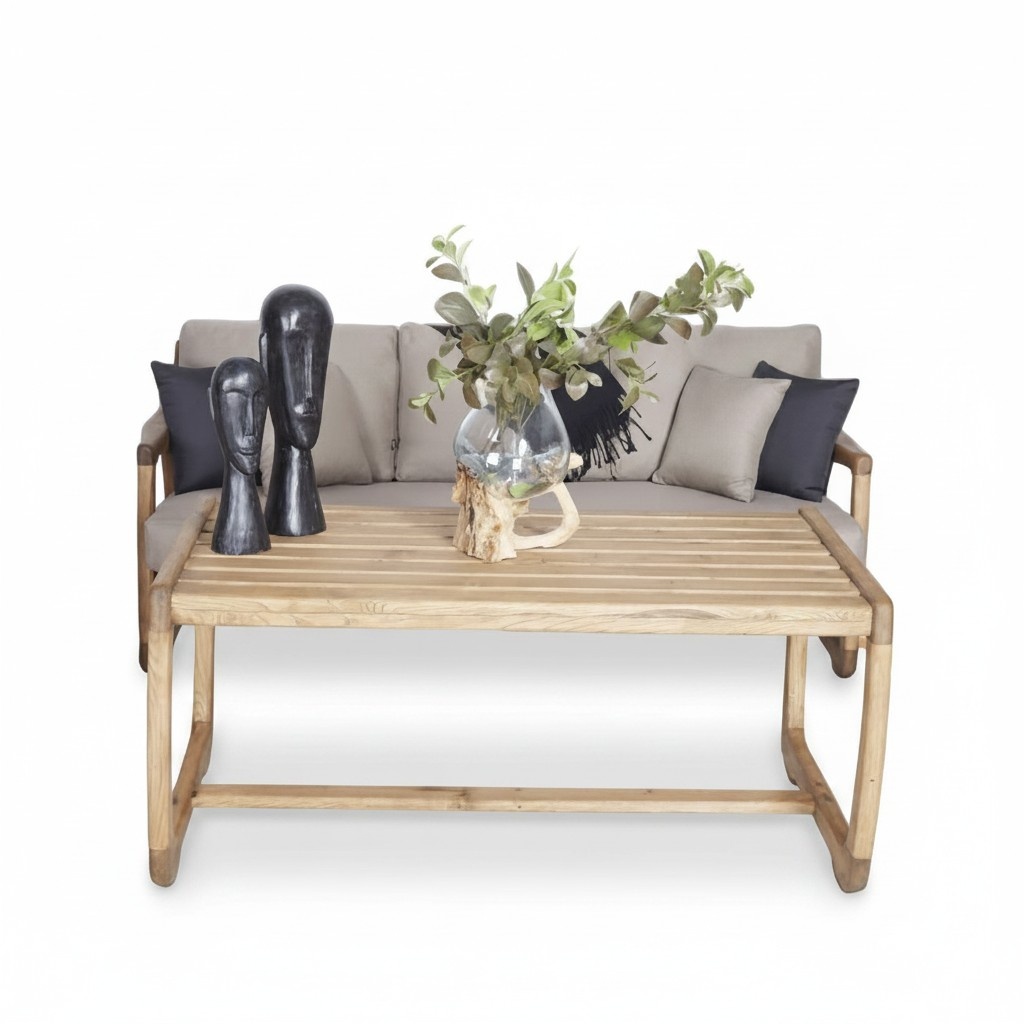 Garden furniture sofa 3-seater seating furniture wood luxury dining table modern patio furniture