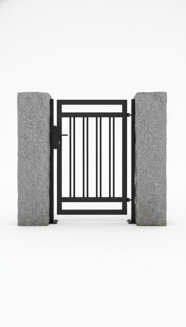 Garden gate house door entrance door wrought iron custom-made iron gates M311