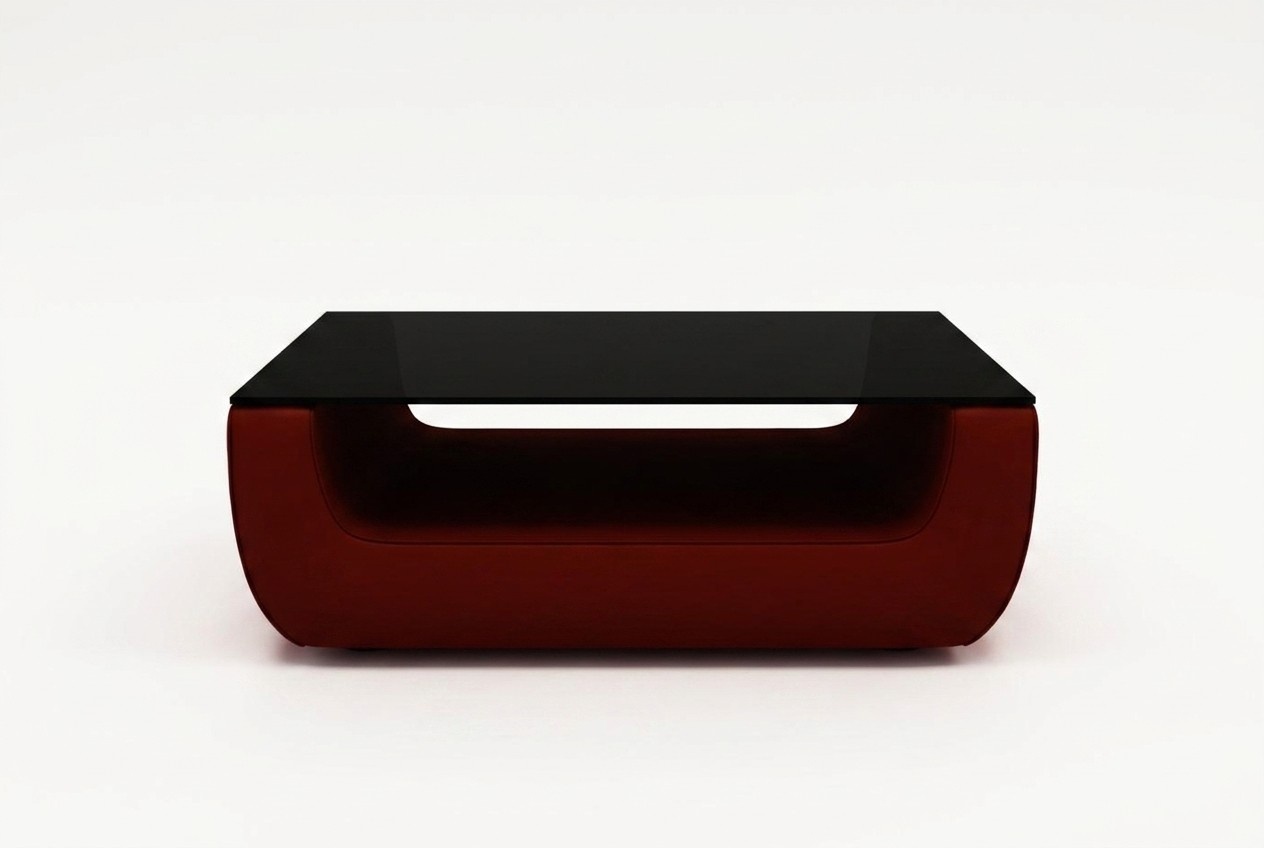Glass Table Design Tables Modern Couch Sofa Living Room Leather Side Tables New