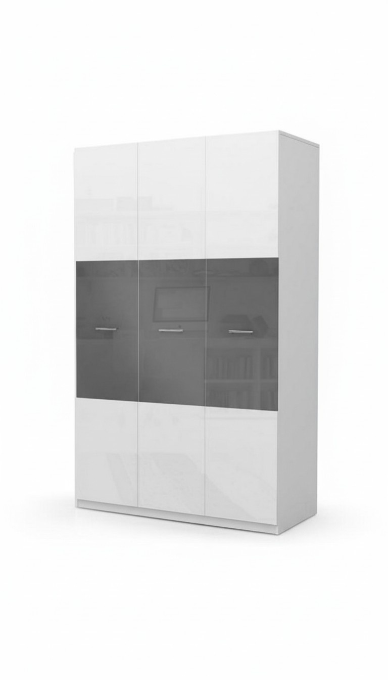 Gray wardrobe closets wardrobe high gloss wardrobes children\'s room