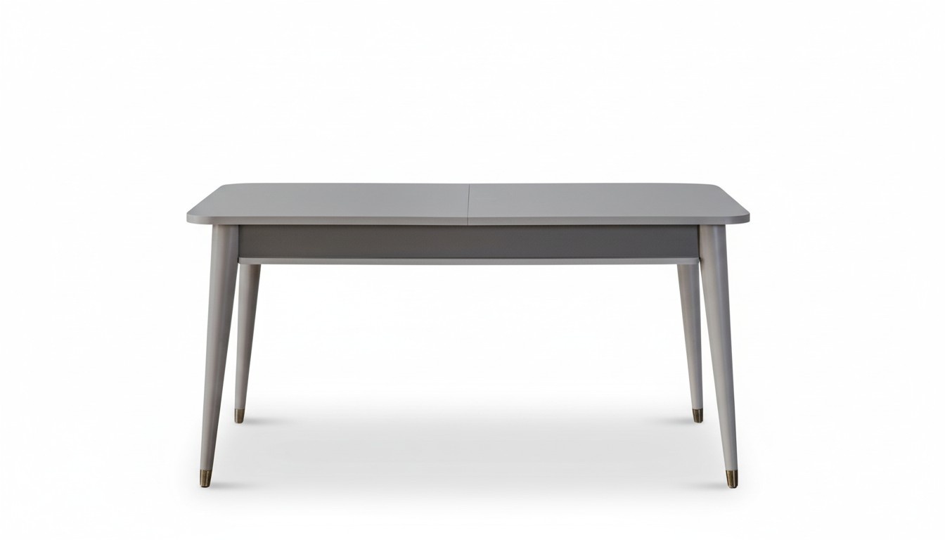 Grey dining table Designer dining room furniture Extendable wooden table New