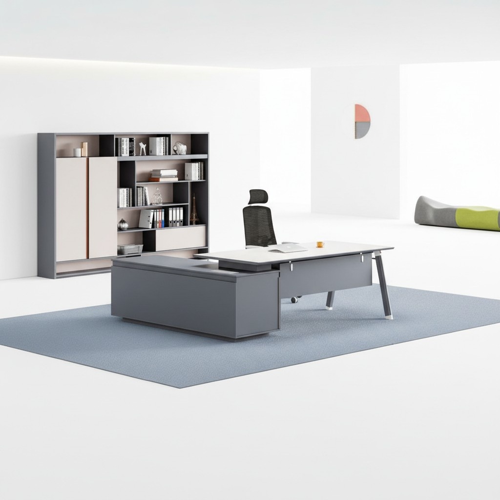 Chic gray three-seater luxurious living room seating furniture fabric sofas