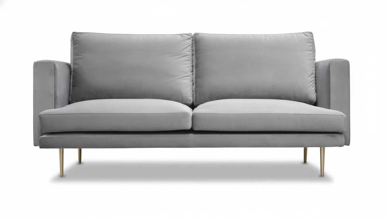 Gray three-seater sofa living room design couches upholstered sofas Italian furniture