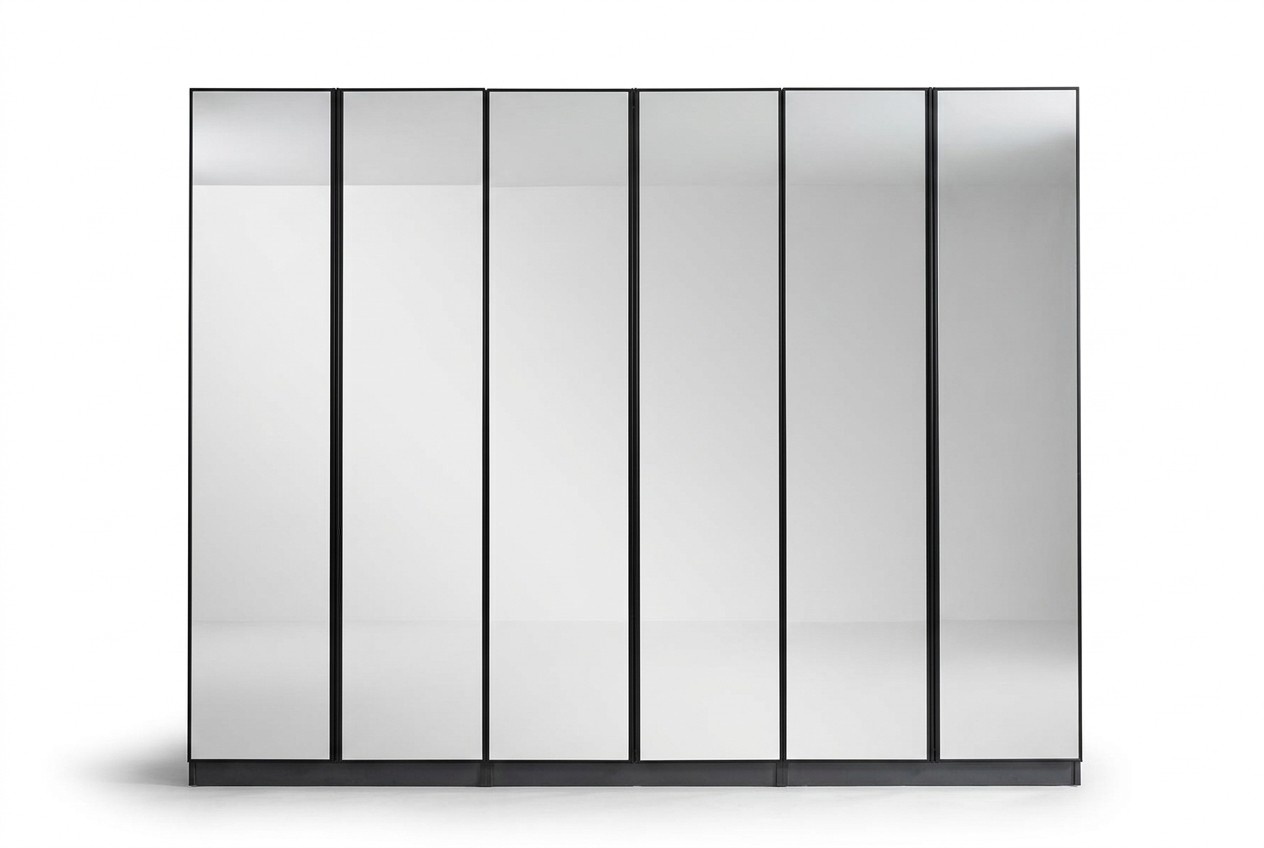 Gray wardrobe bedroom furniture wood luxury bedroom cabinet