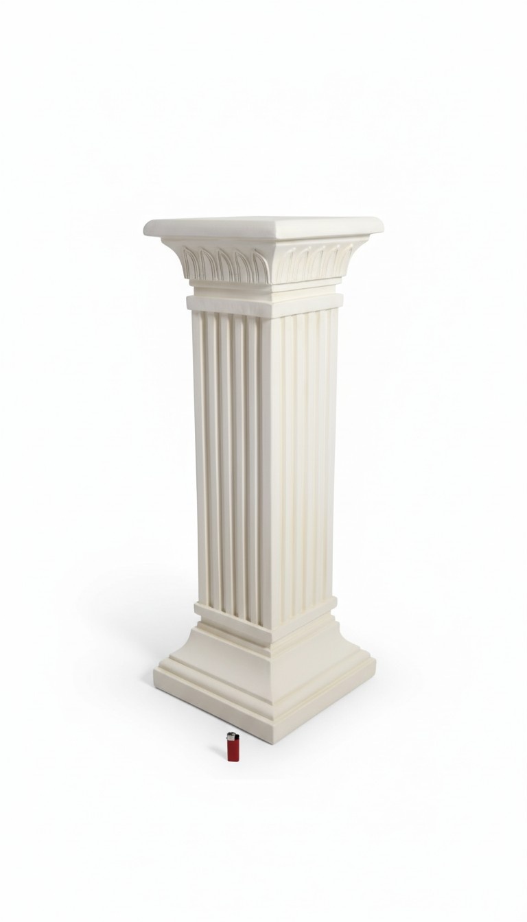 Decorative floor/flower stand in antique greek column style, 101,5 cm height
