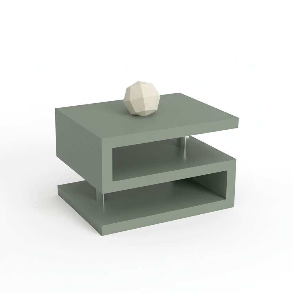 Green modern coffee table luxury wooden furniture living room furniture design new