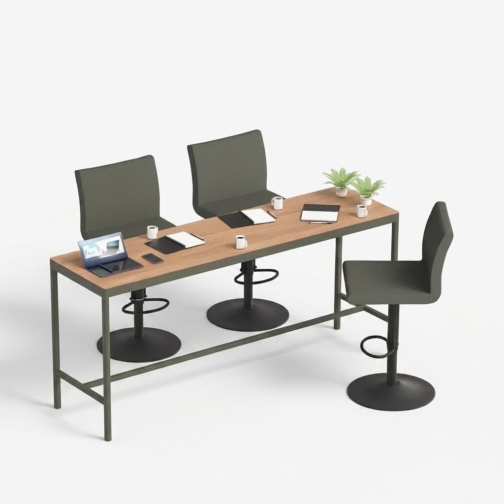 Large desk Standing desk Computer desk Office furniture Writing desk