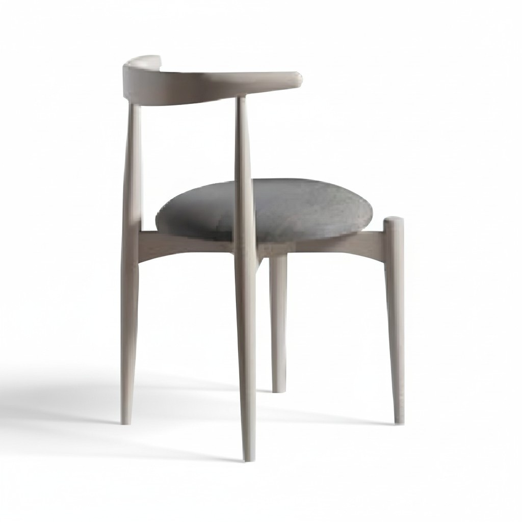 Group Kitchen Chairs Dining Room Chairs Wooden Chairs Set 2pcs Chairs Beige