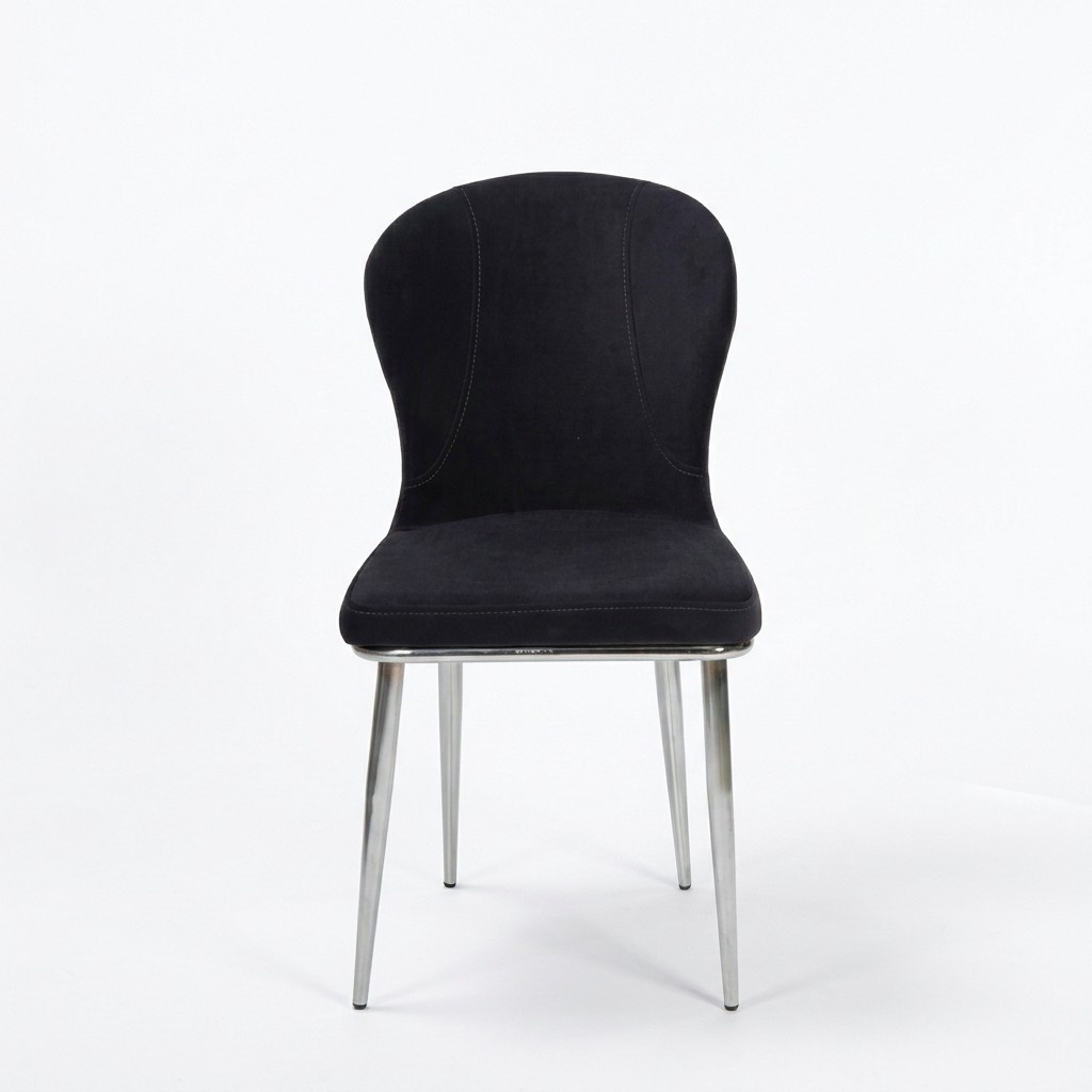 Group set of chairs 6x chair set textile upholstered seat dining room new